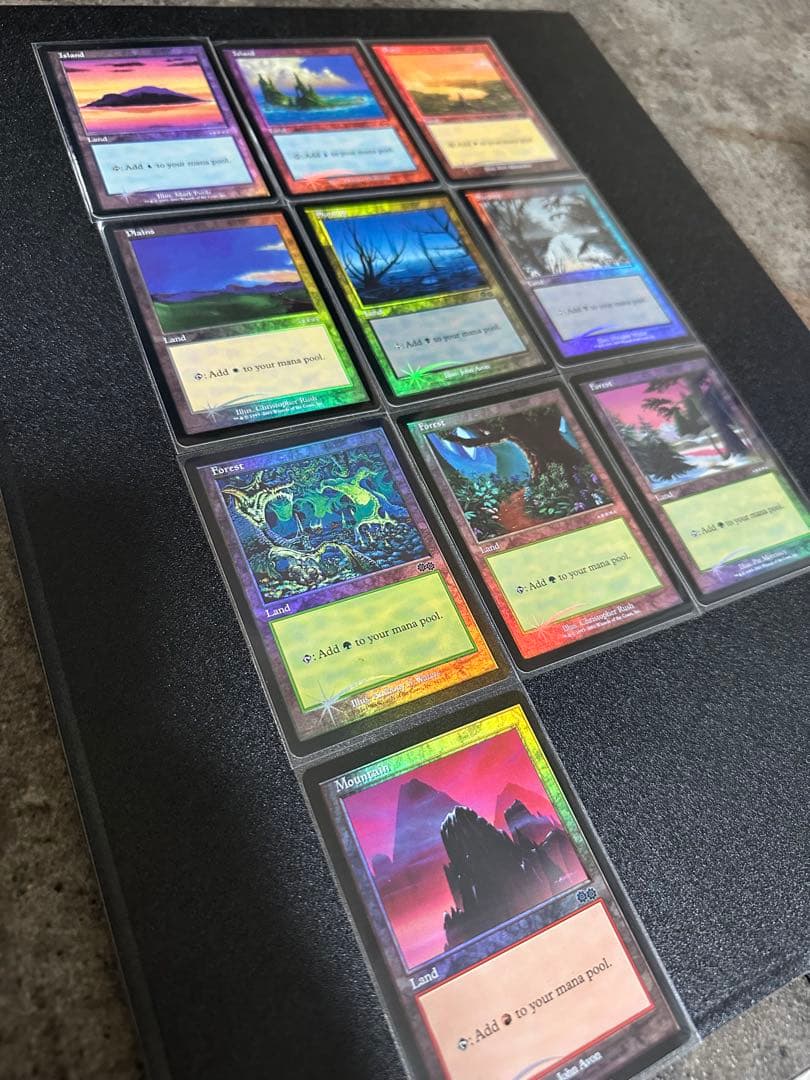 【MTG】アリーナfoilランド(NM)　まとめ売り10枚