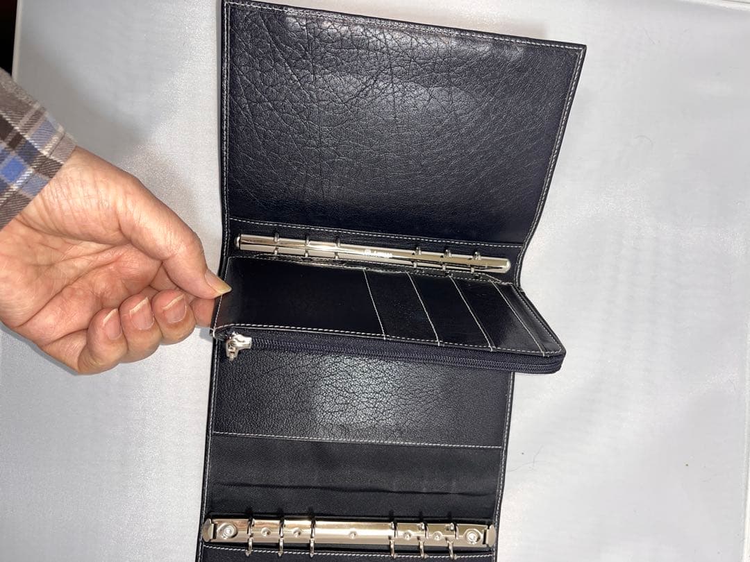 大幅値下げAshfordレザー バイブルリング式ファイル