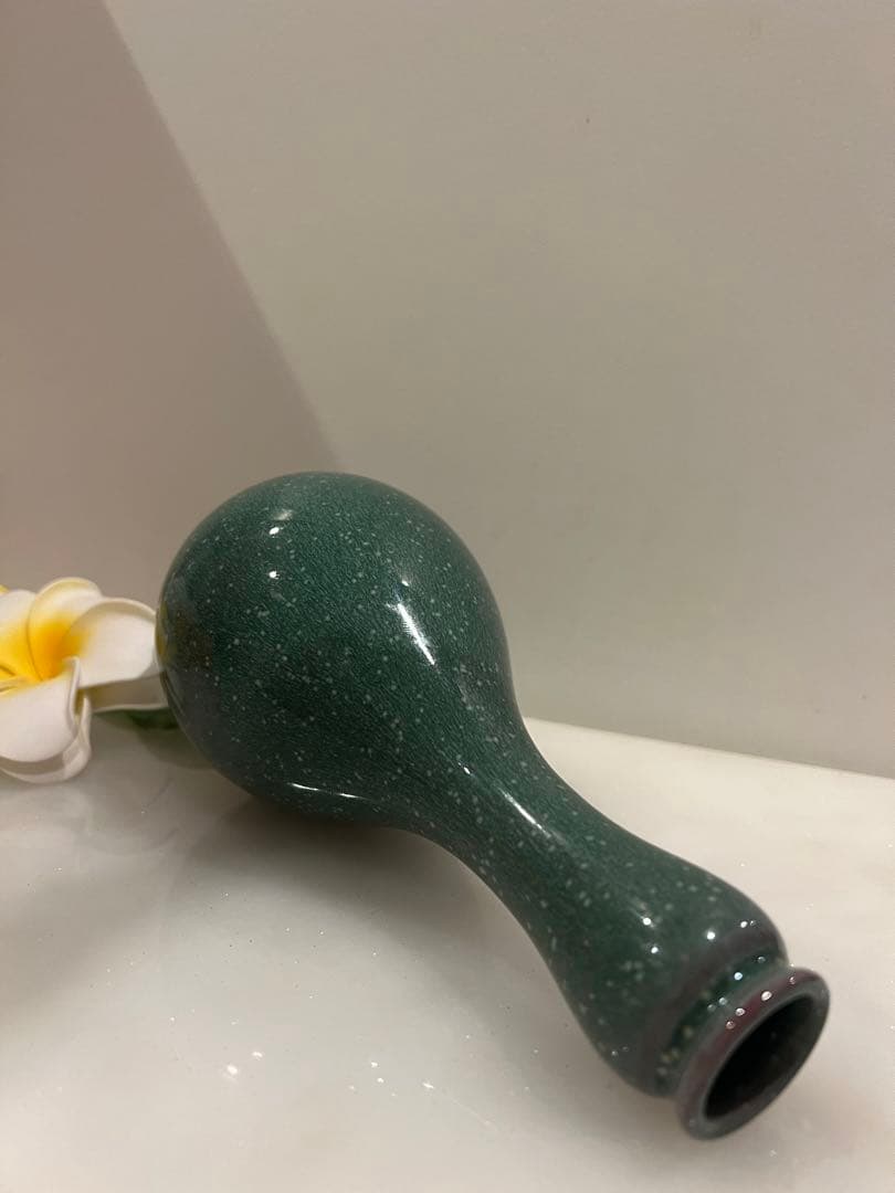 中国明清朝 の鈞窯瓶　中国骨董　古美術　唐物　中国美術品　青磁 ★ 江戸骨董