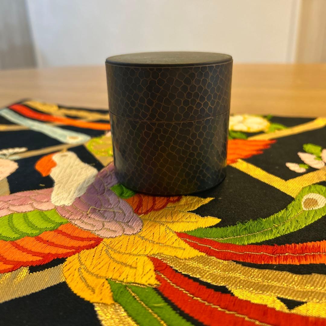 富貴堂　茶筒　鎚起銅器　燕産