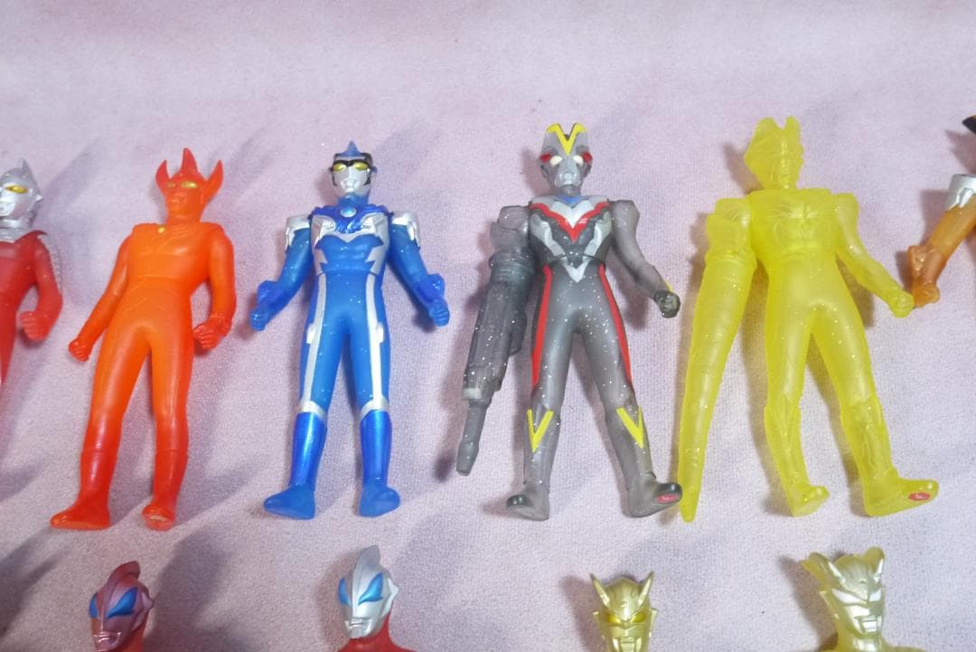 ウルトラヒーローシリーズ500　限定ソフビ　クリアソフビ　31体