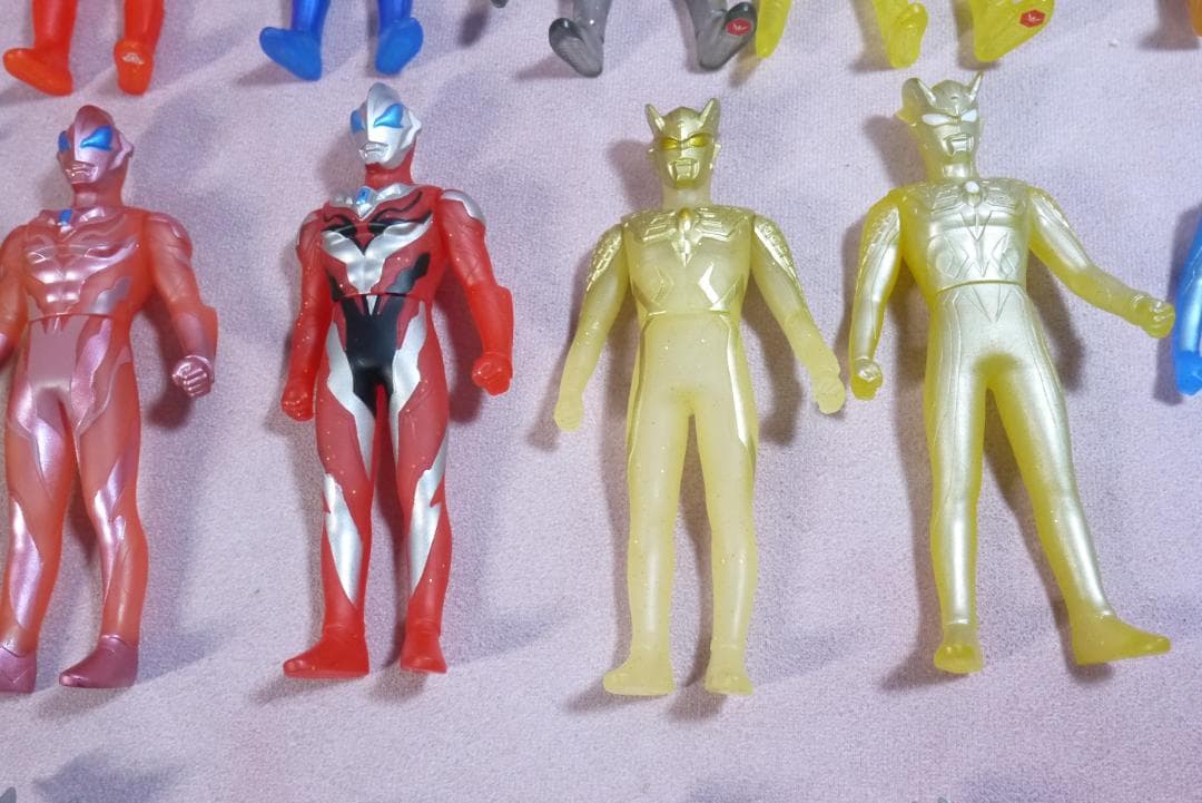 ウルトラヒーローシリーズ500　限定ソフビ　クリアソフビ　31体