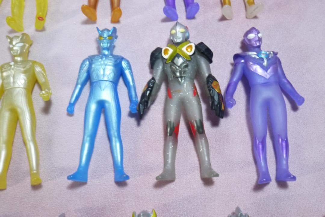 ウルトラヒーローシリーズ500　限定ソフビ　クリアソフビ　31体