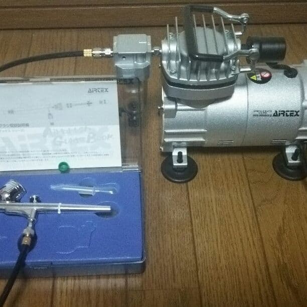 エアブラシ＆コンプレッサー セットで✌