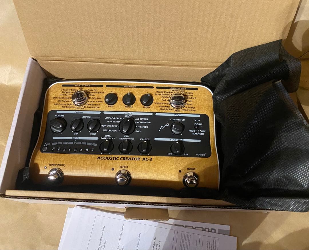 〈美品〉 Zoom AC-3 ギターエフェクター