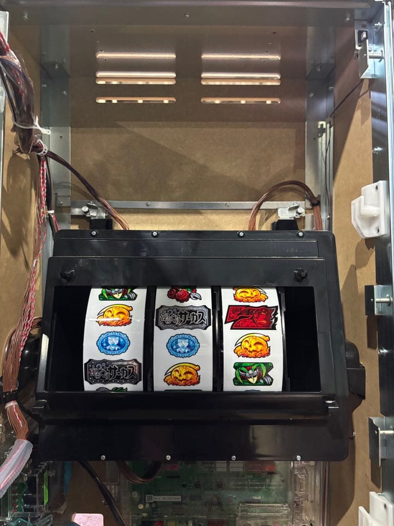 パチスロ実機【からくりサーカス フェイスレスパネル】ユニット付 無段階ボリューム