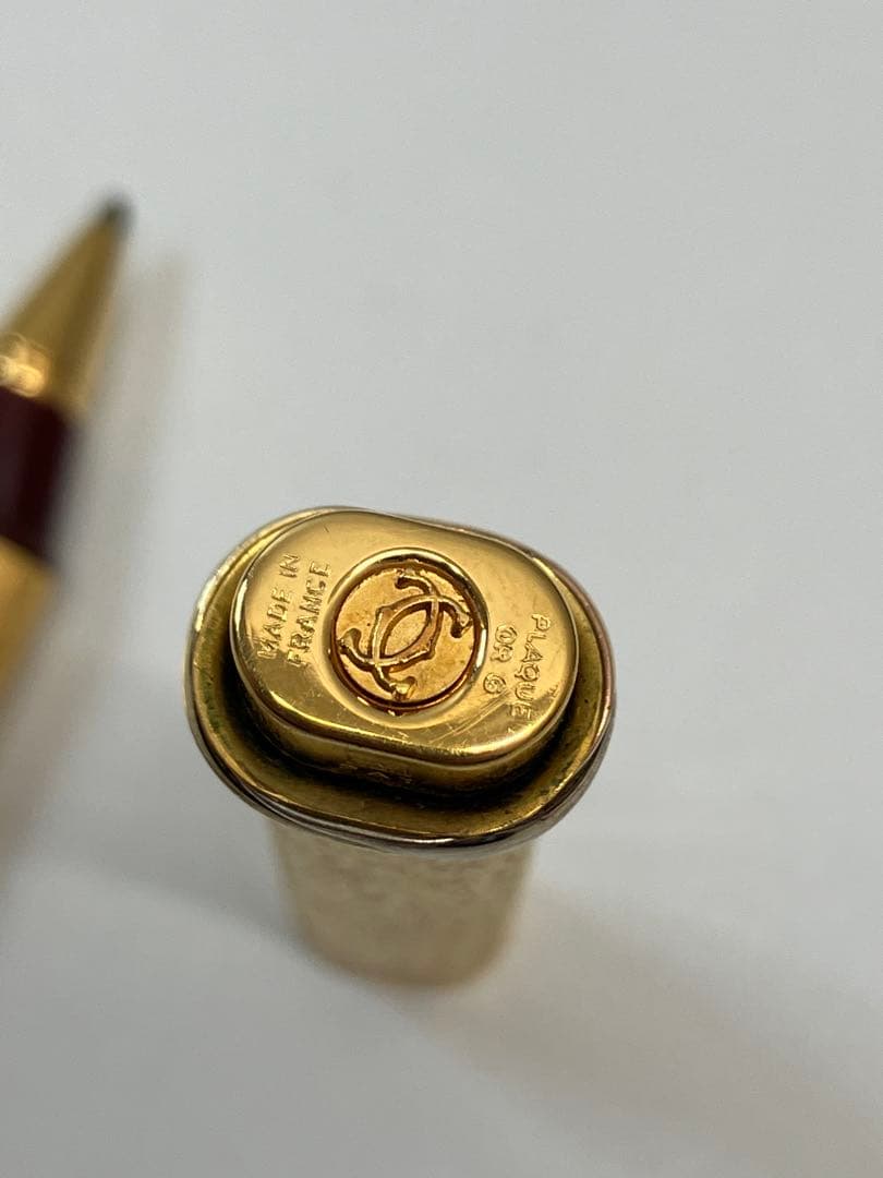 カルティエ ボールペン ゴールド 箱付き トリニティ 【A94】