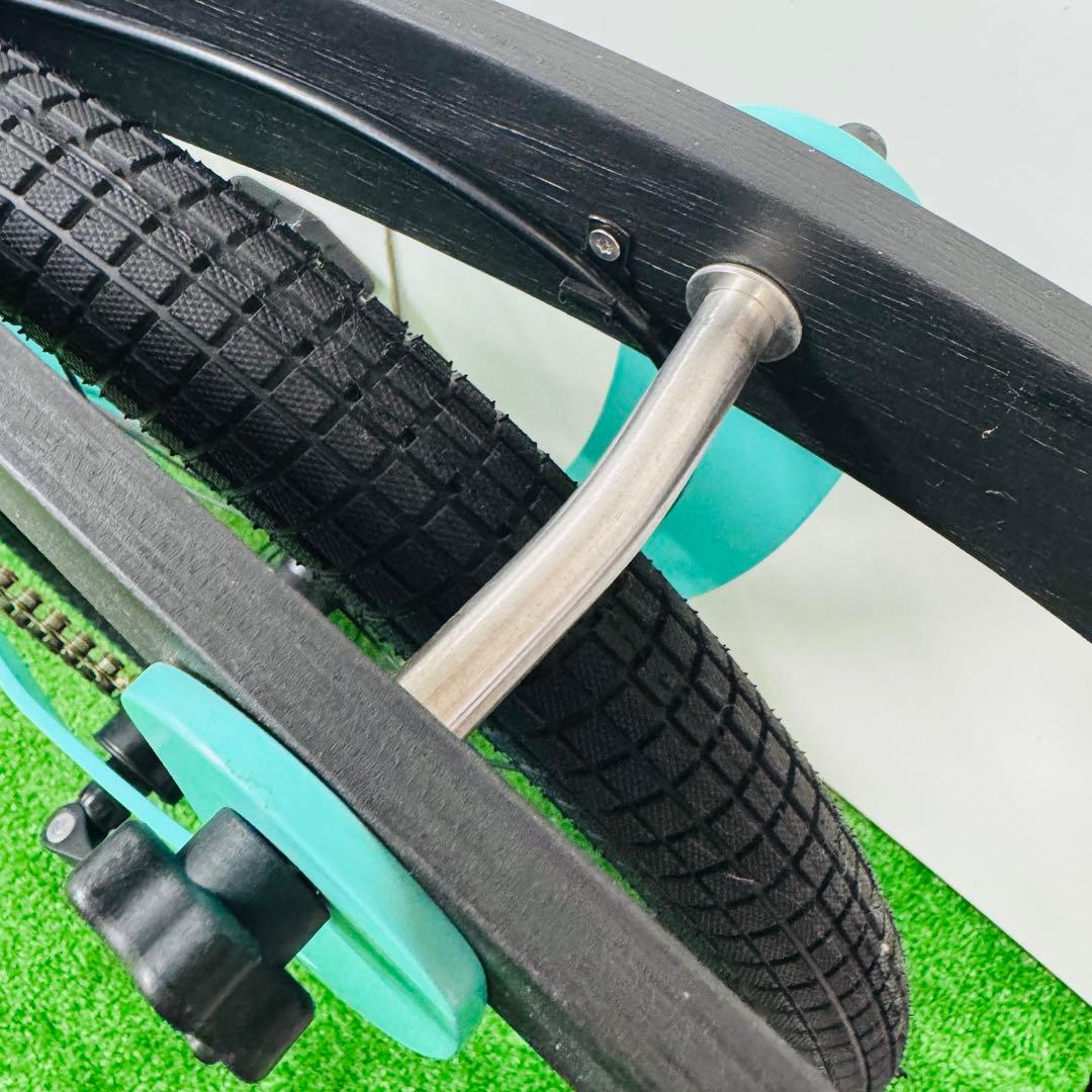 美品 halfbike2 ハーフバイク 折りたたみ自転車 ブルー 20インチ