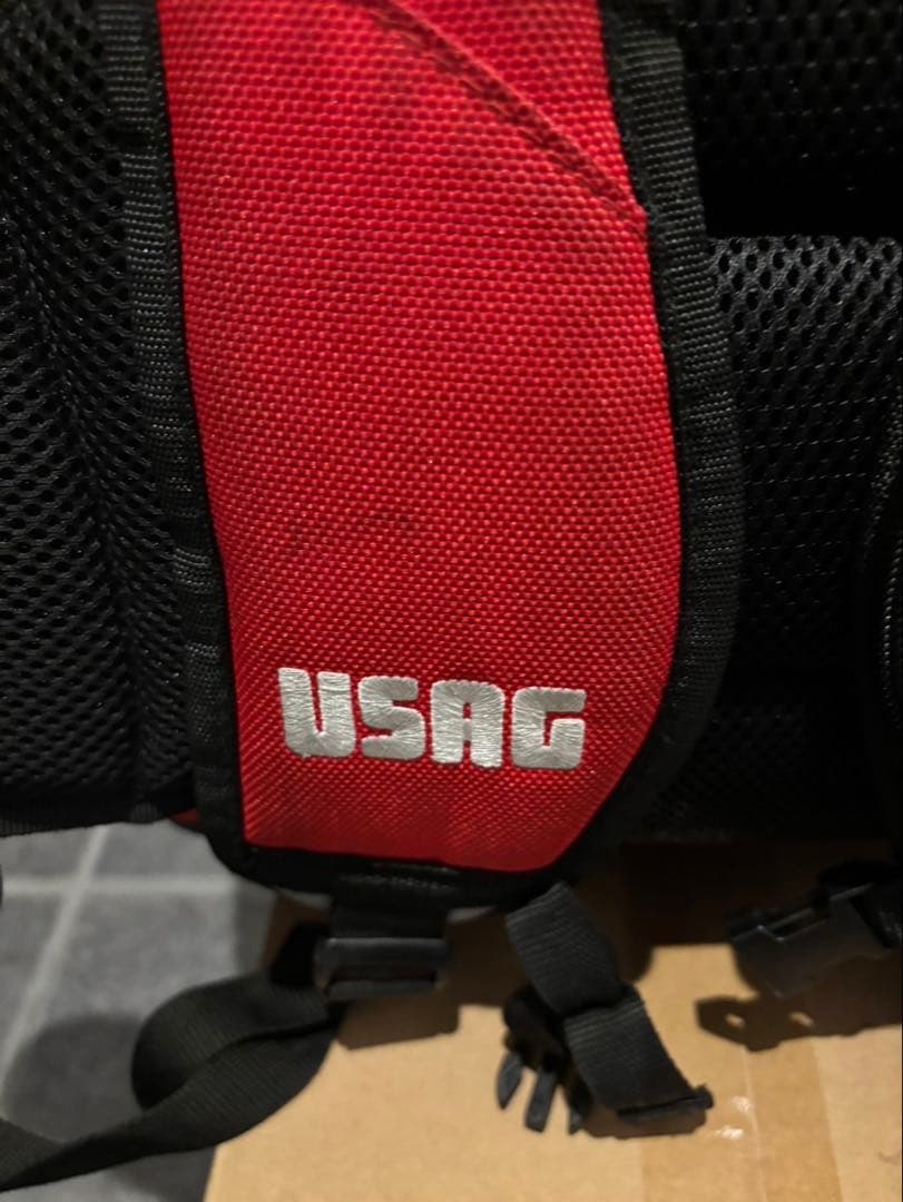 USAG ウーザック　ツールバックパック 007SV 赤/黒