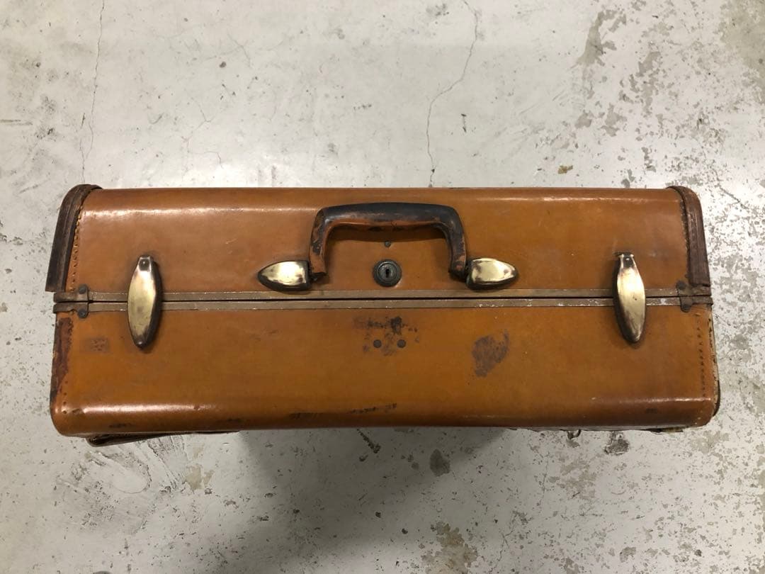 【超希少】4〜50's Samsonite レザー ビンテージスーツケース