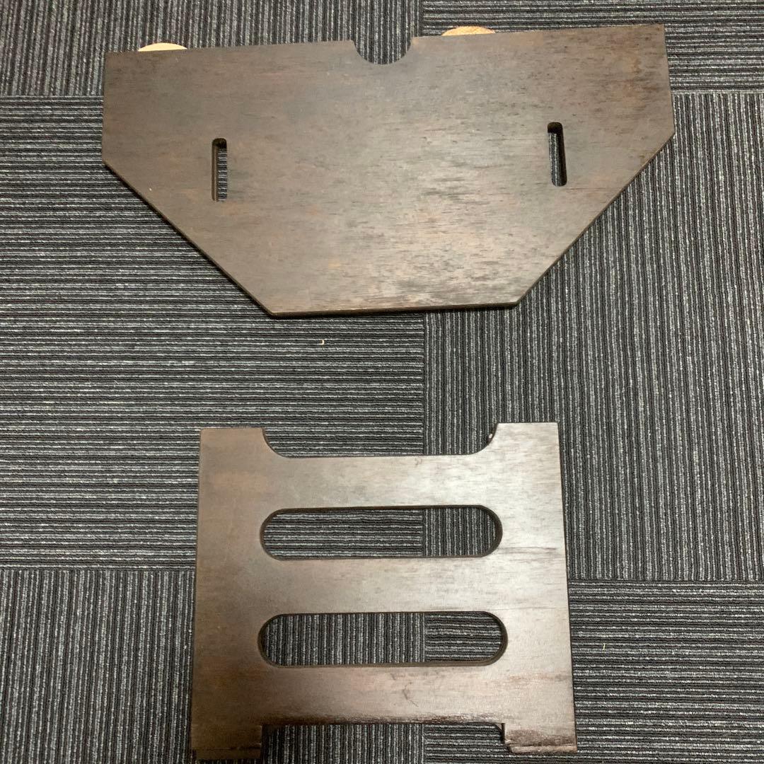 八角形木製アウトドアテーブル　ウォールナット