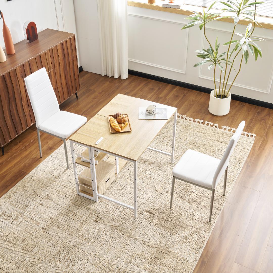 【新品】 一体分離多用デスク パソコンデスク ラック付き