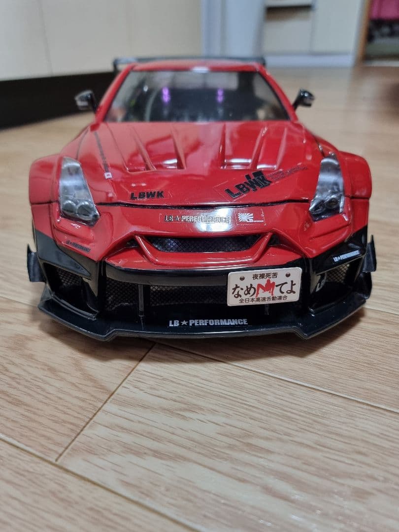 タミヤ TT02 シャーシ、GT-R R35 リバティウォークボディ