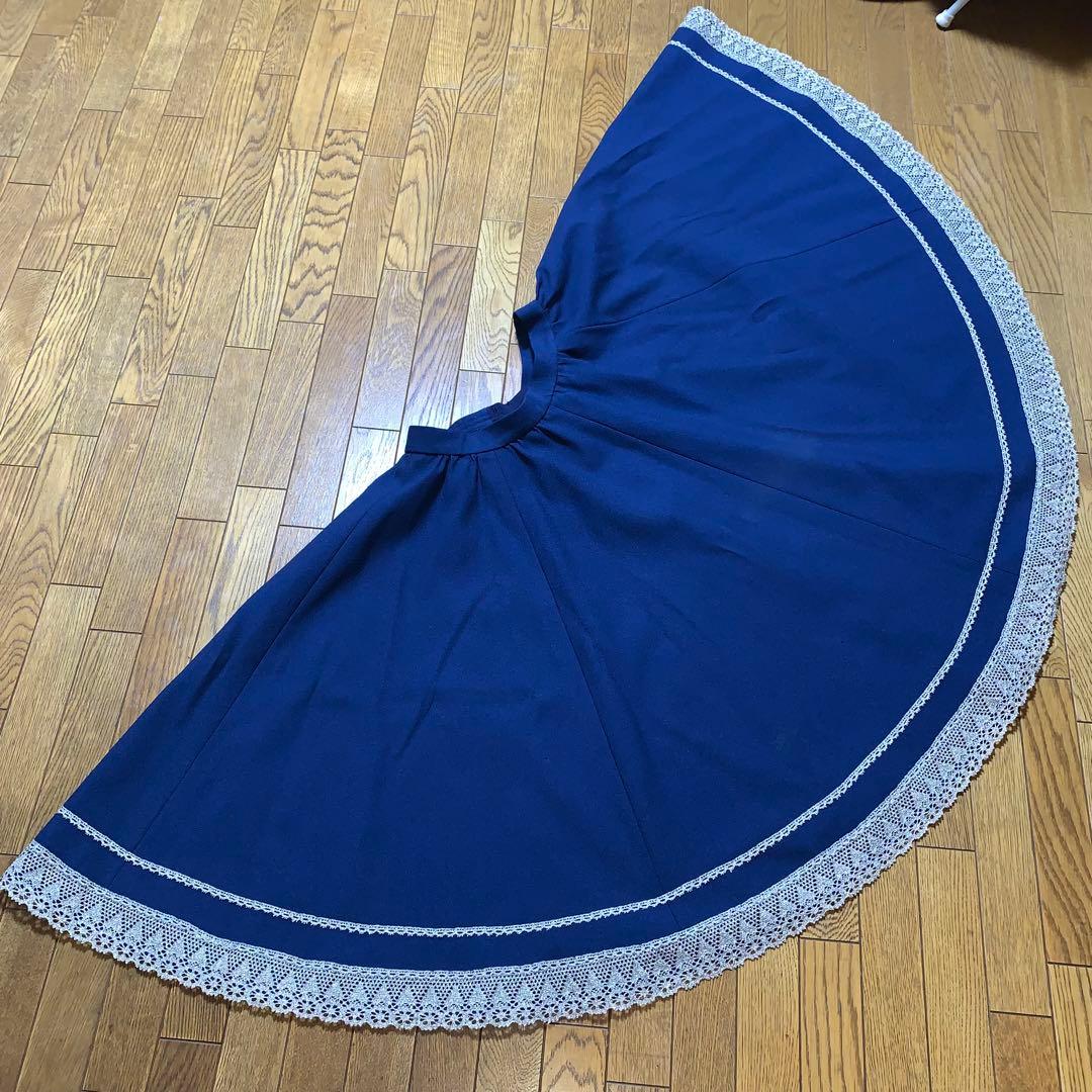 ★美品★ フォークダンス衣装　上下セット　ハンドメイド