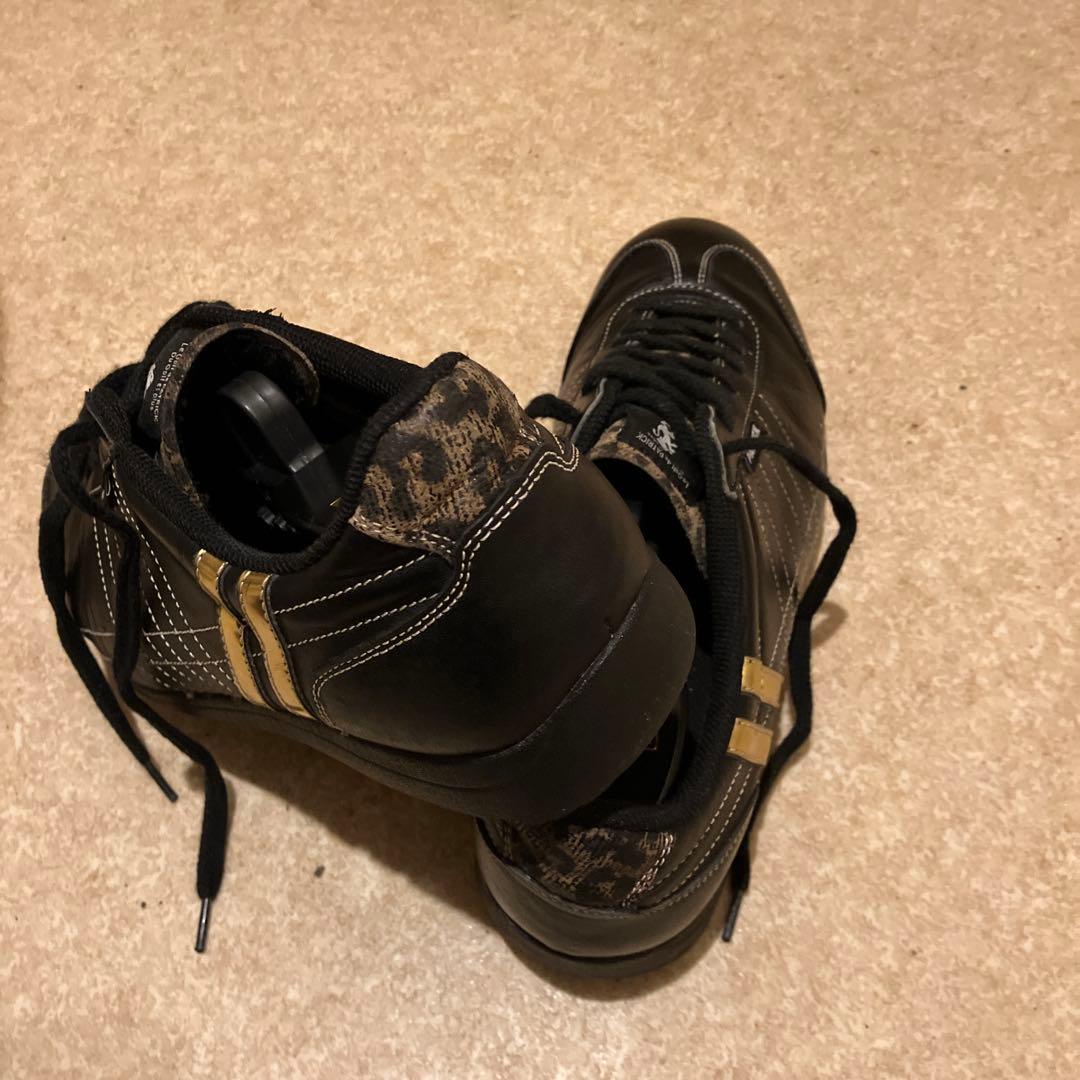 ゴルフシューズ （サイズ42）ブラック/ゴールド