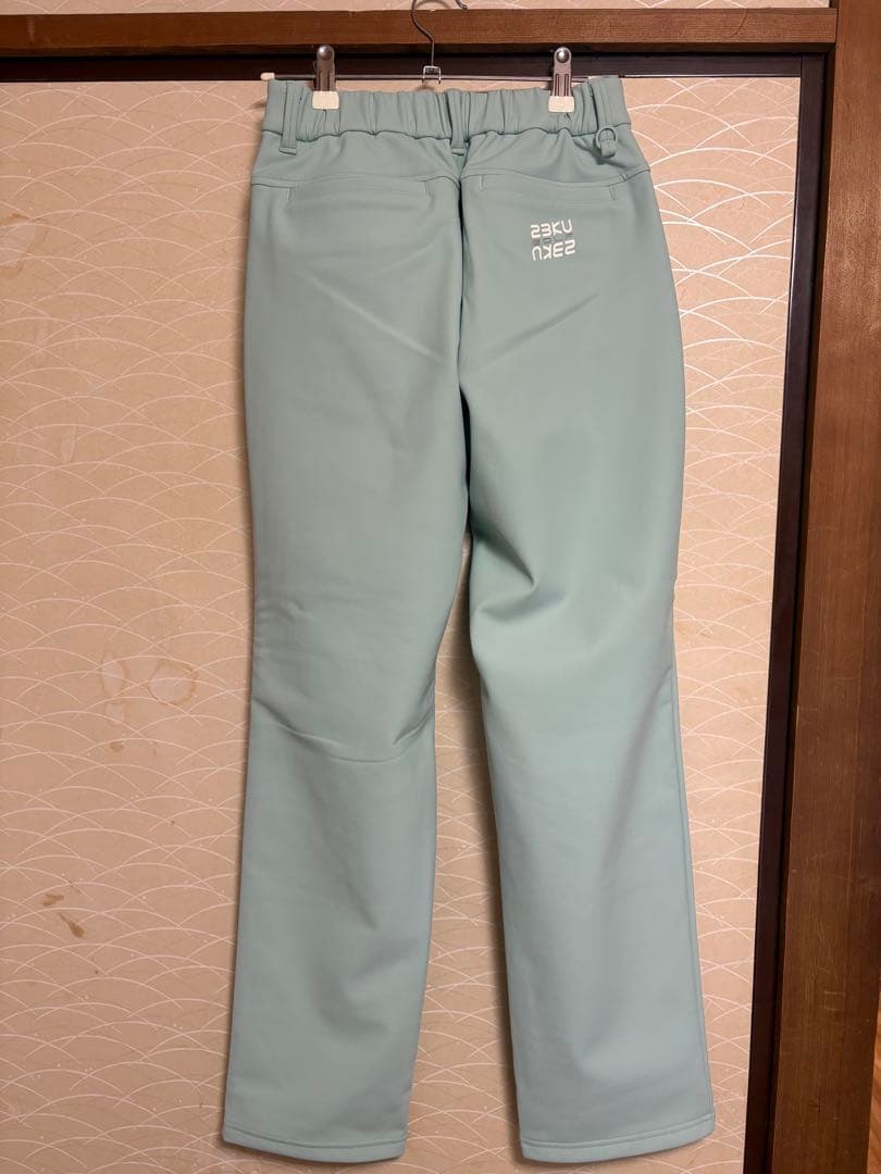 23区ゴルフ ストレッチ フレアパンツ ミントグリーン　新品　タグ付き
