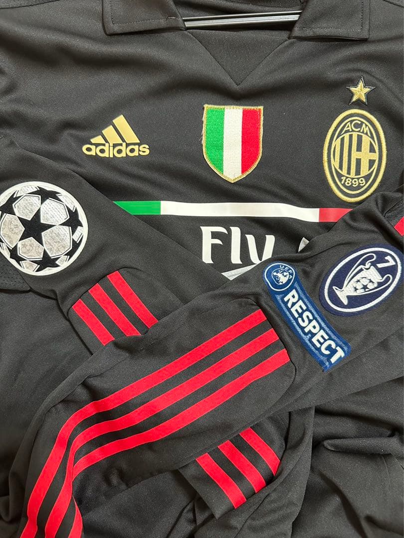 レア！11-12 ミラン　CL戦　長袖　支給品　検　実使用　イブラヒモビッチ