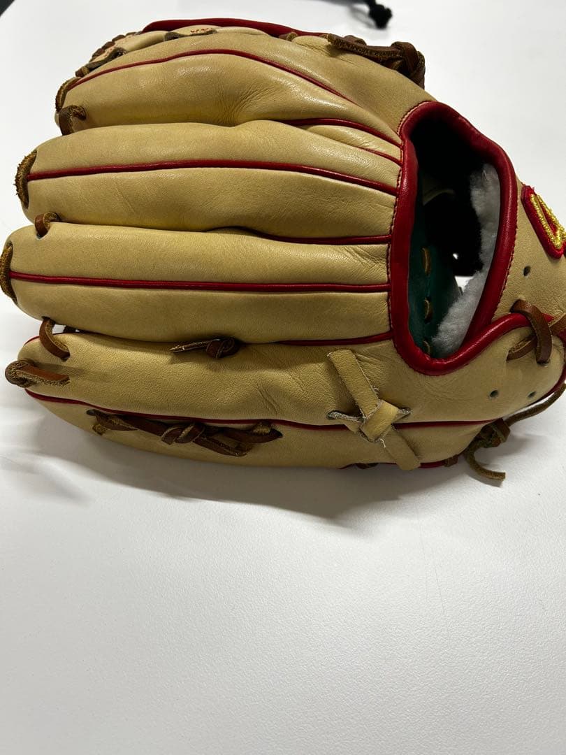 スラッガー　軟式グローブ 特別オーダー ベージュ/レッド