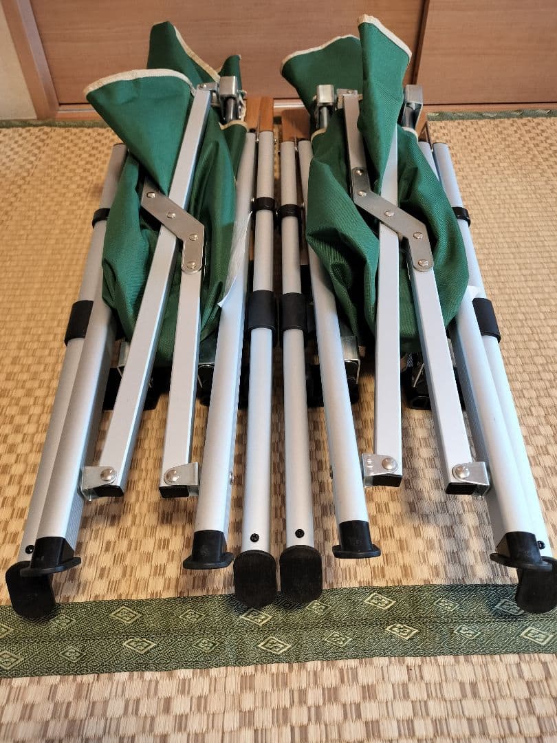 レイチェア Coleman アウトドアチェア 2脚セット グリーン　コールマン