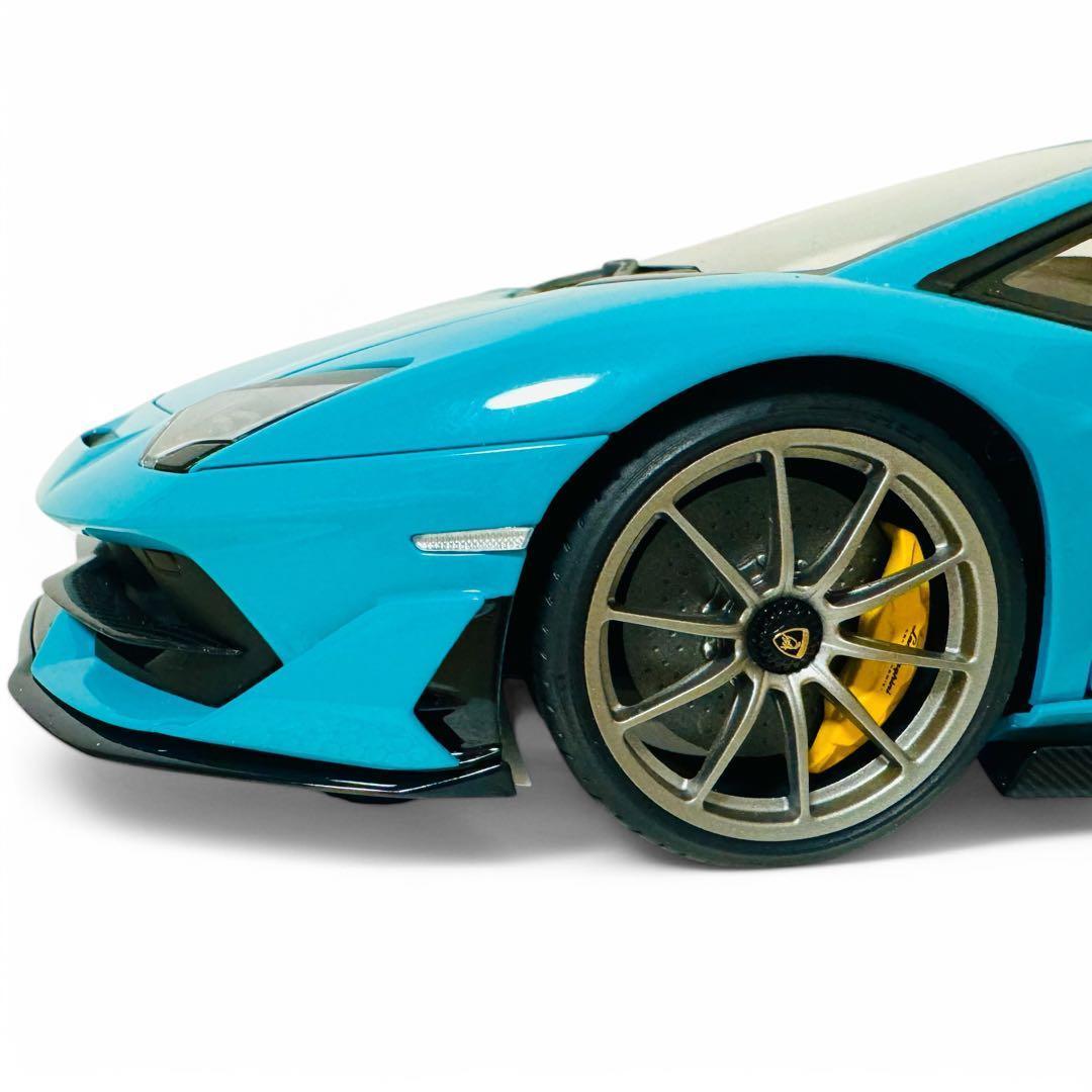 オートアート 1/18 ランボルギーニアヴェンタドール SVJ ターコイズブルー