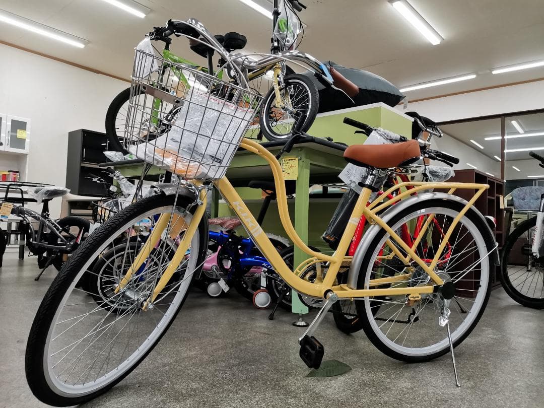 在庫処分超お得 新品KF24 自転車 シティサイクル シマノ製7段5