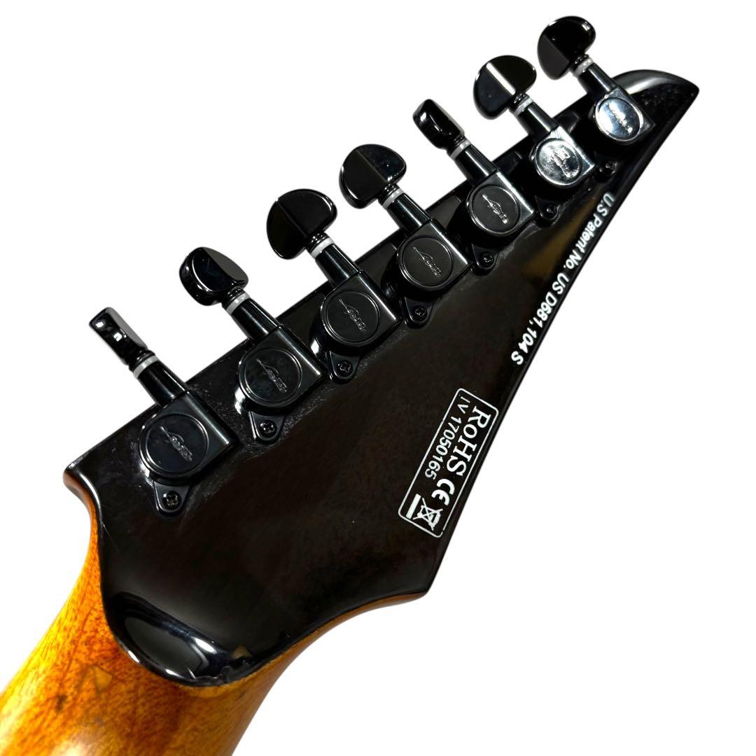 Legator 7弦　エレキギター　EMG搭載　杢目　メタル　アクティブ