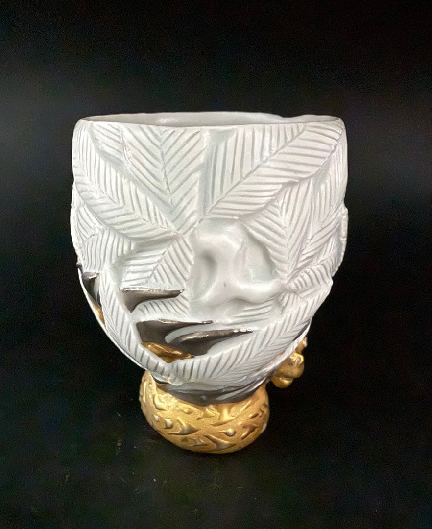 植葉香澄　龍盃　共箱、共布、栞　ぐい呑