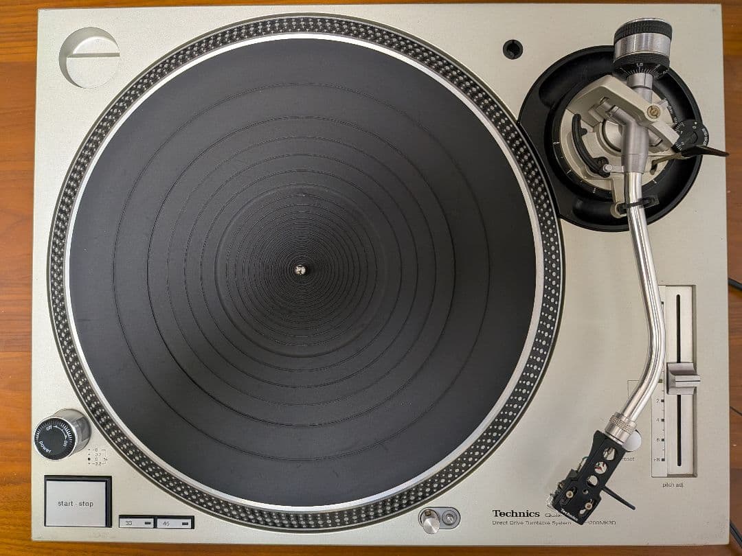 Technics SL-1200MK3D SHURE M44Gカートリッジ付き