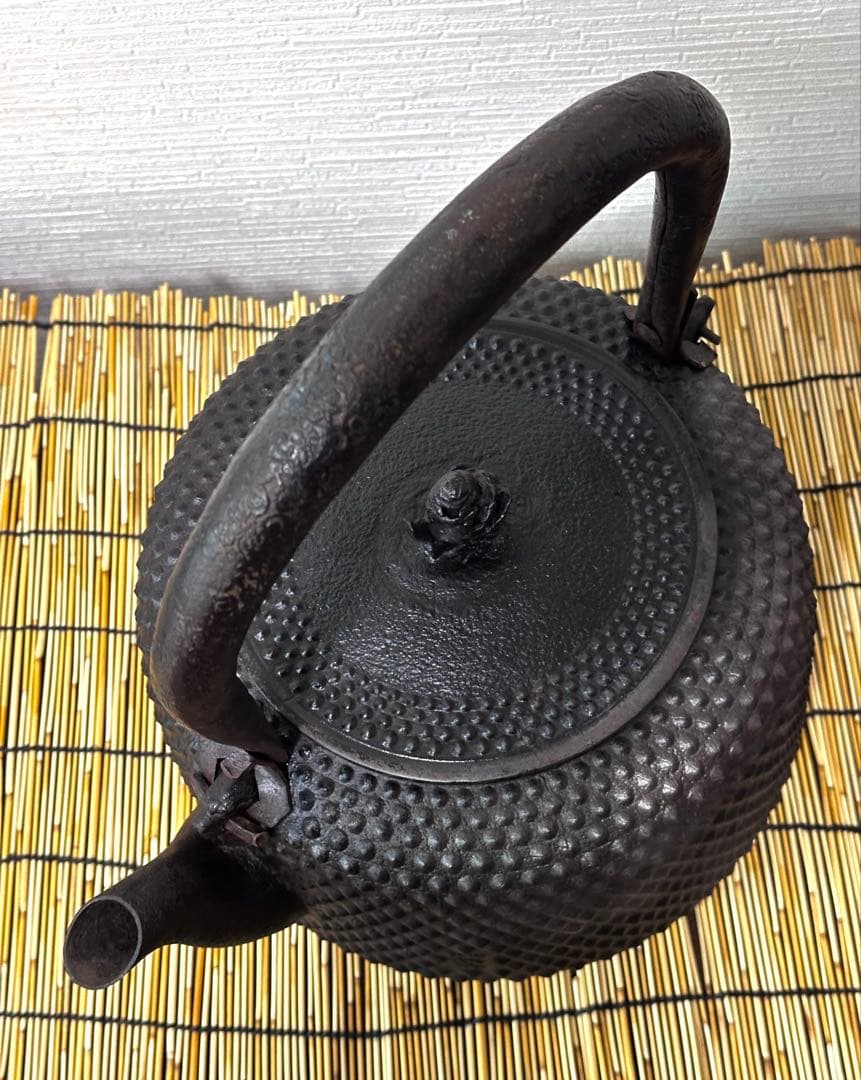 未使用品、超珍品　南部成龍堂鋳造所 斎峰 及川光正造 大アラレ 売約済み