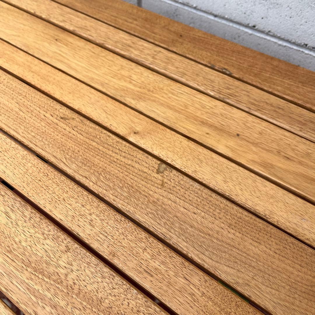 Peregrine ペレグリン◾️胡桃材 木製ロールトップテーブル アウトドア B