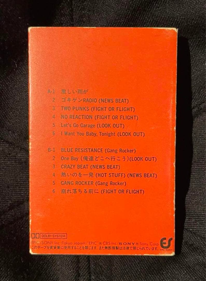 【THE MODSモッズ STREAM IN THE TIMカセット】