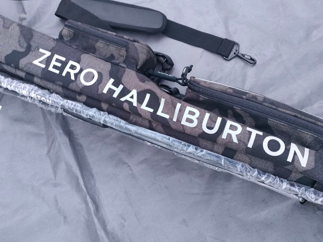 未使用品 ゼロハリバートン ブラックカモ ゴルフバッグ ミニキャディバッグ