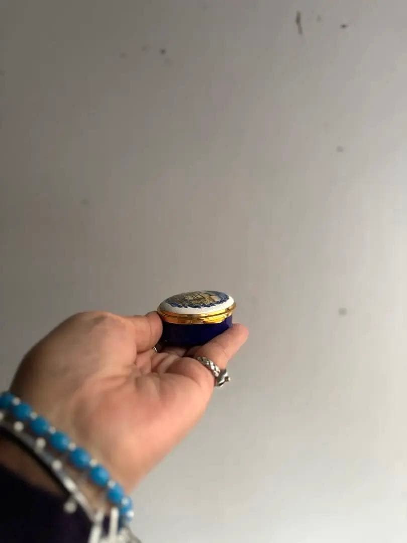 802 HALCYON DAYS ハルシオンデイズ エナメルボックス② 英国製