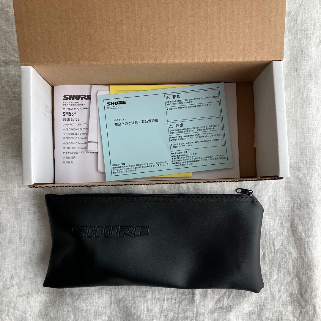 ほぼ新品 SHURE SM58 マイク