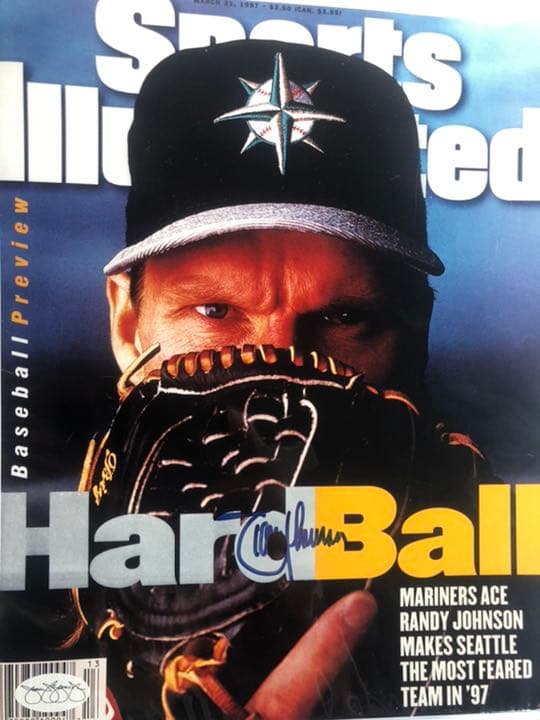 【SALE】MLBランディ・ジョンソン　直筆サイン