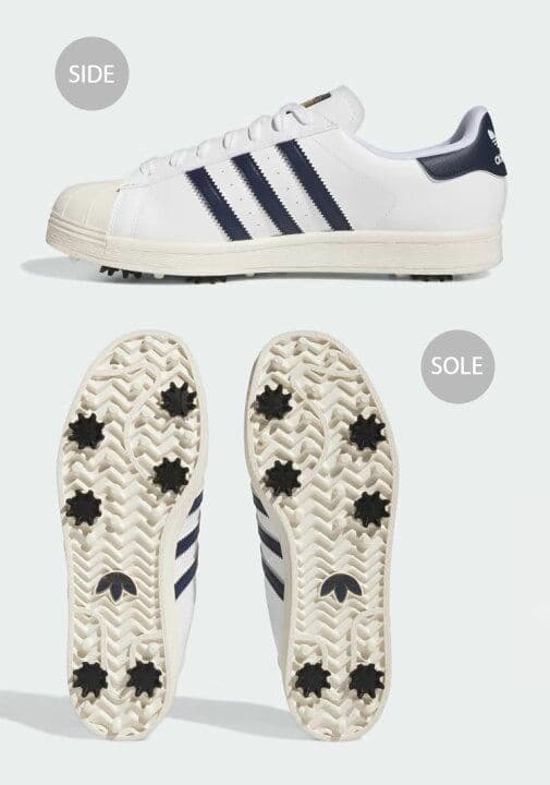 adidas SUPERSTAR GOLF ID5003 ホワイト/ネイビー