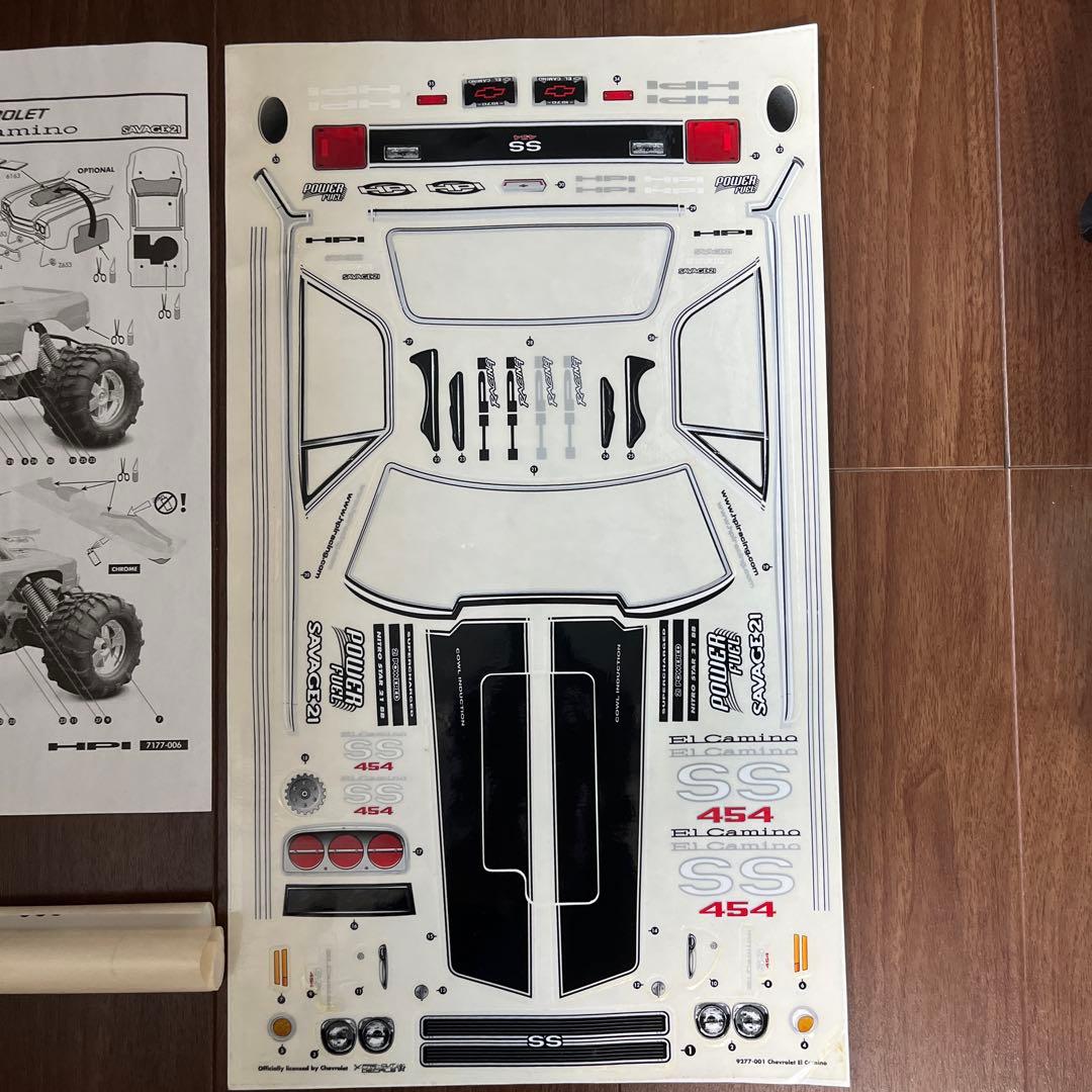 HPIレーシング❗️ シボレーエルカミノSSボディー #7177 サベージ