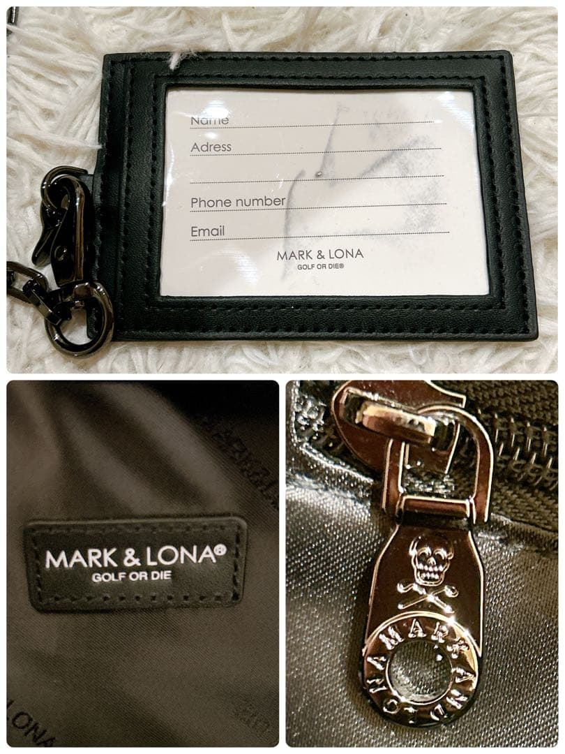 新品　マークアンドロナ　ゴルフバッグ　ボストンバッグ　ブラック　ロゴ