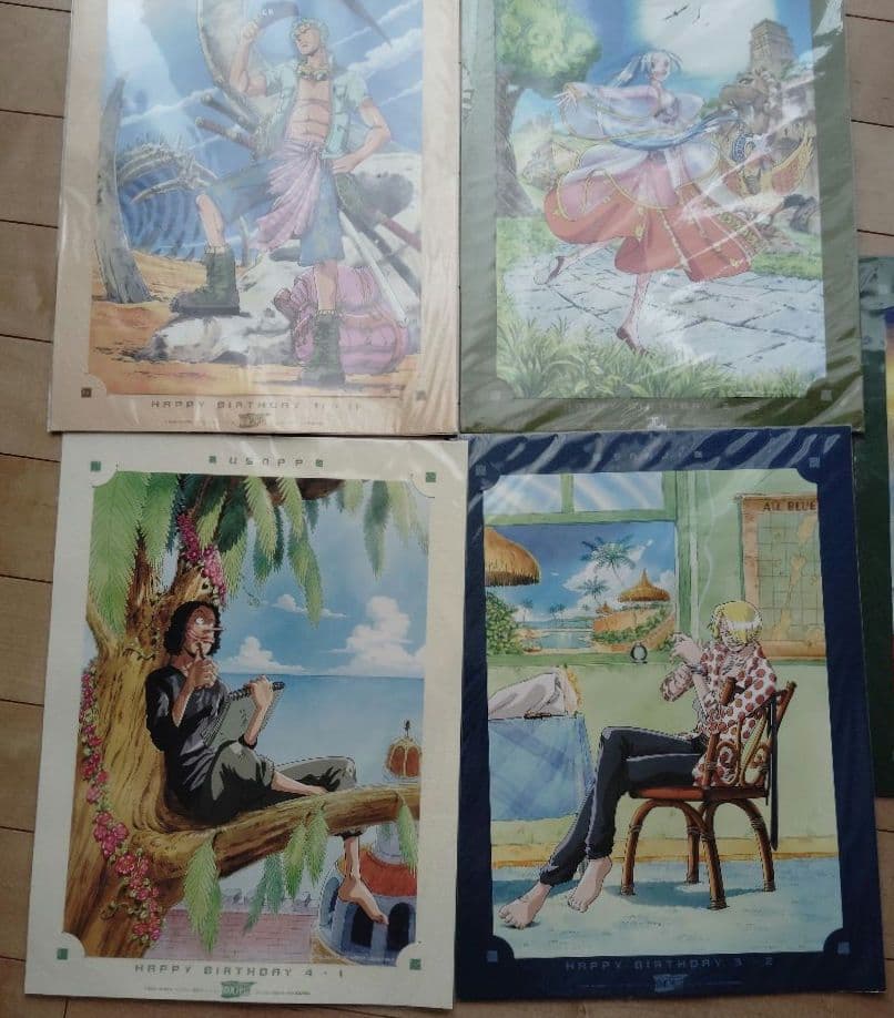 ONE PIECE バースデー　ポートレート5枚セット