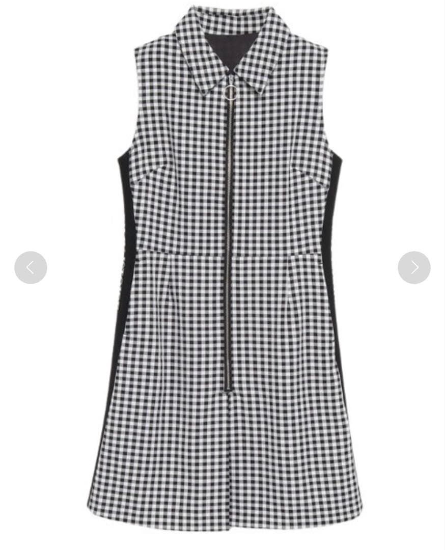 Eimy Golf Eimy Istoire ギンガムチェックジップワンピース