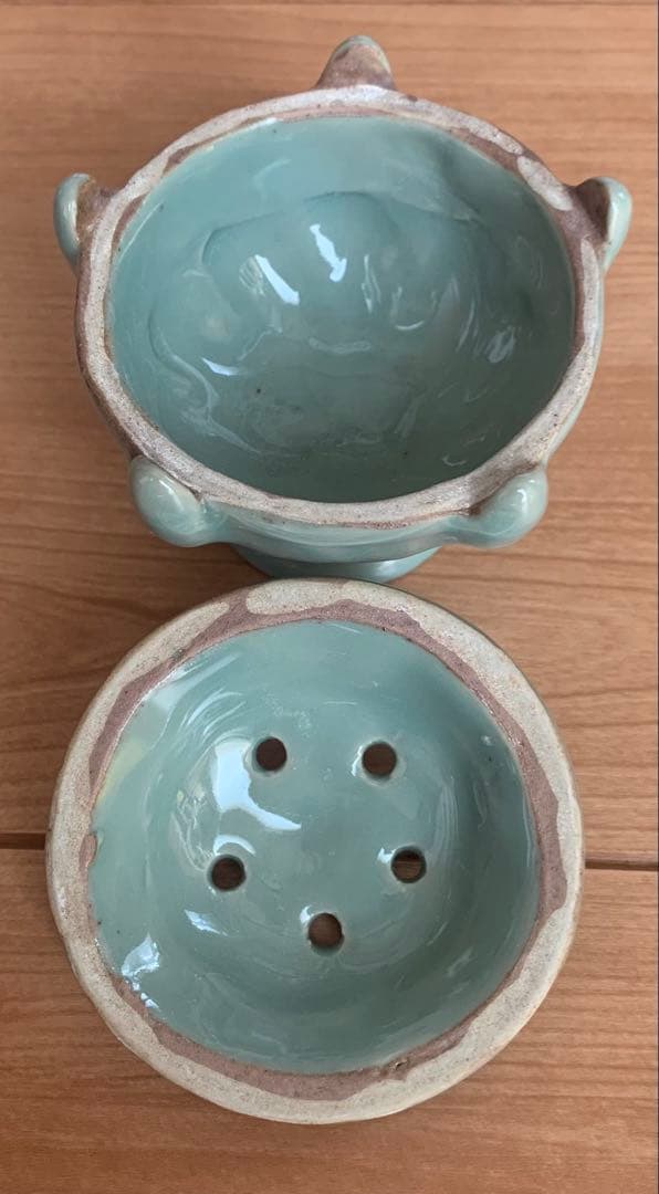 Luli様　茶道具　青磁　皆具一式