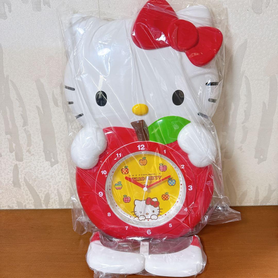 ☆新品レア☆ハローキティ 振り子時計 平成レトロ 2008年