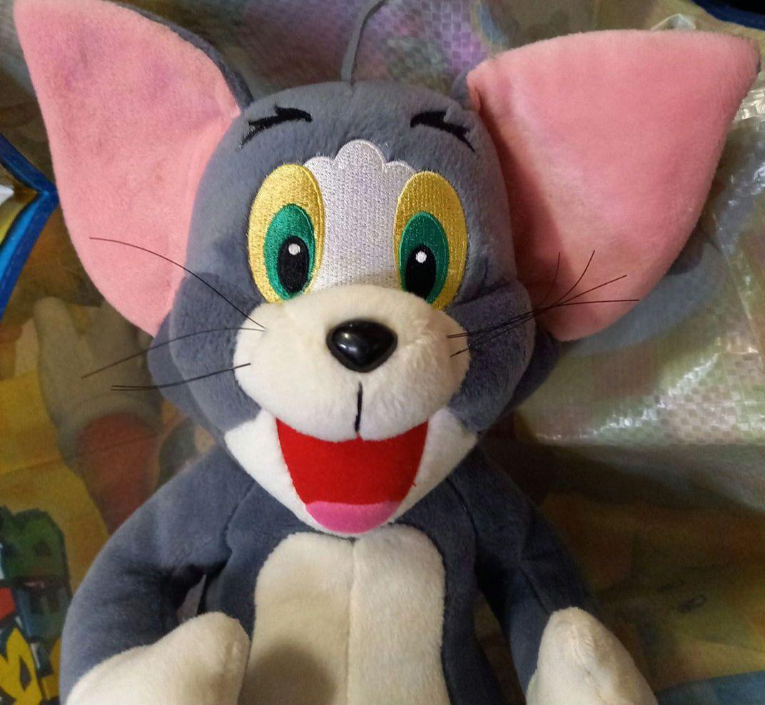 レア★ヴィンテージ★1998年トムとジェリー♪トムジャンボぬいぐるみ♪