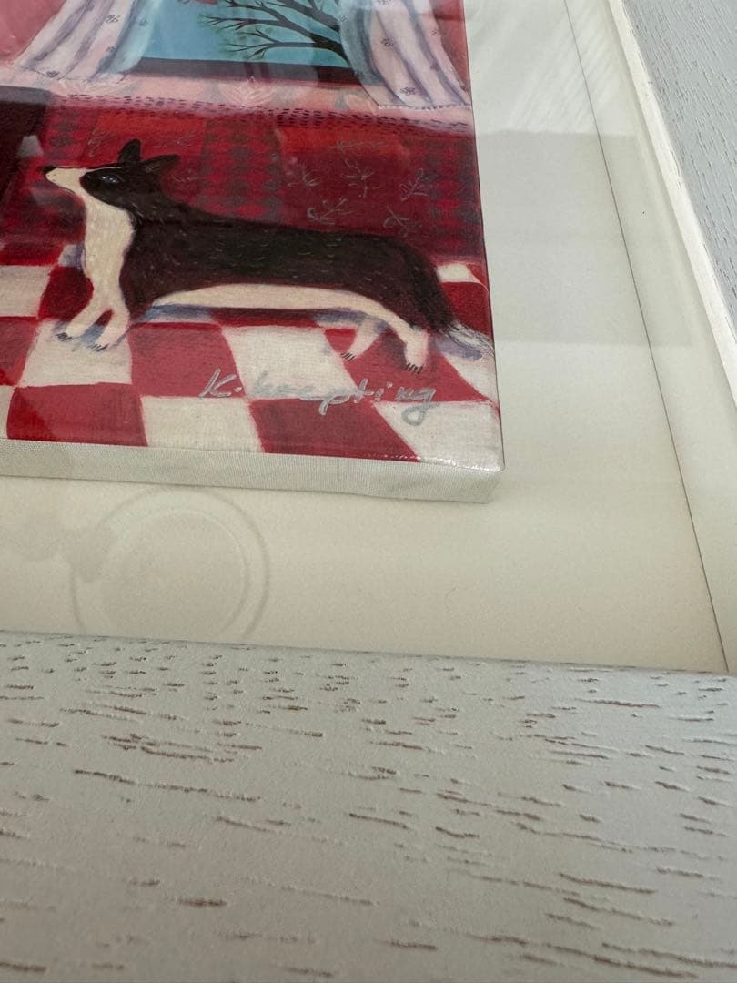 カレン　ホイプティング　犬　コーギー　小鳥　鳥かご