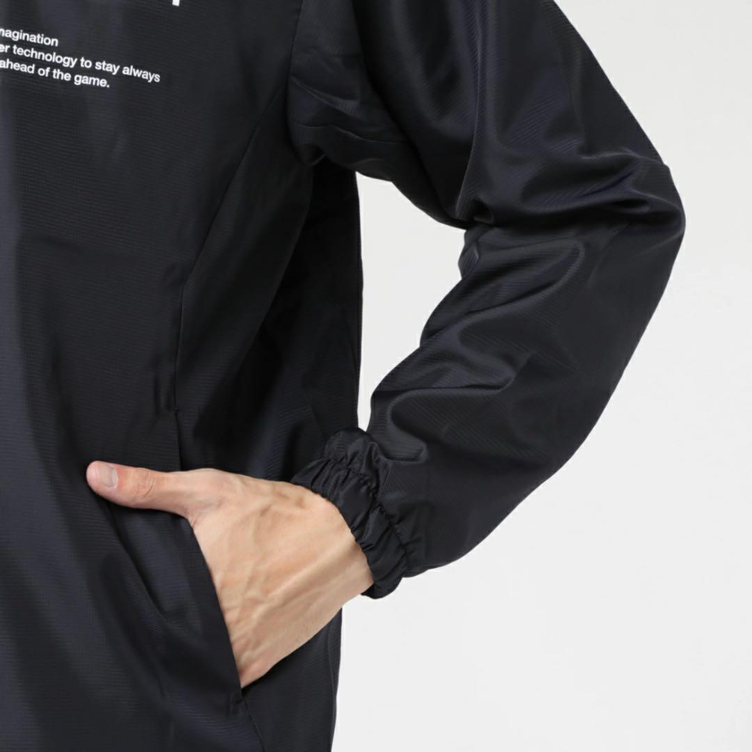 新品　デサント ウインドブレーカー 上下セット　セットアップ　ブラック　M