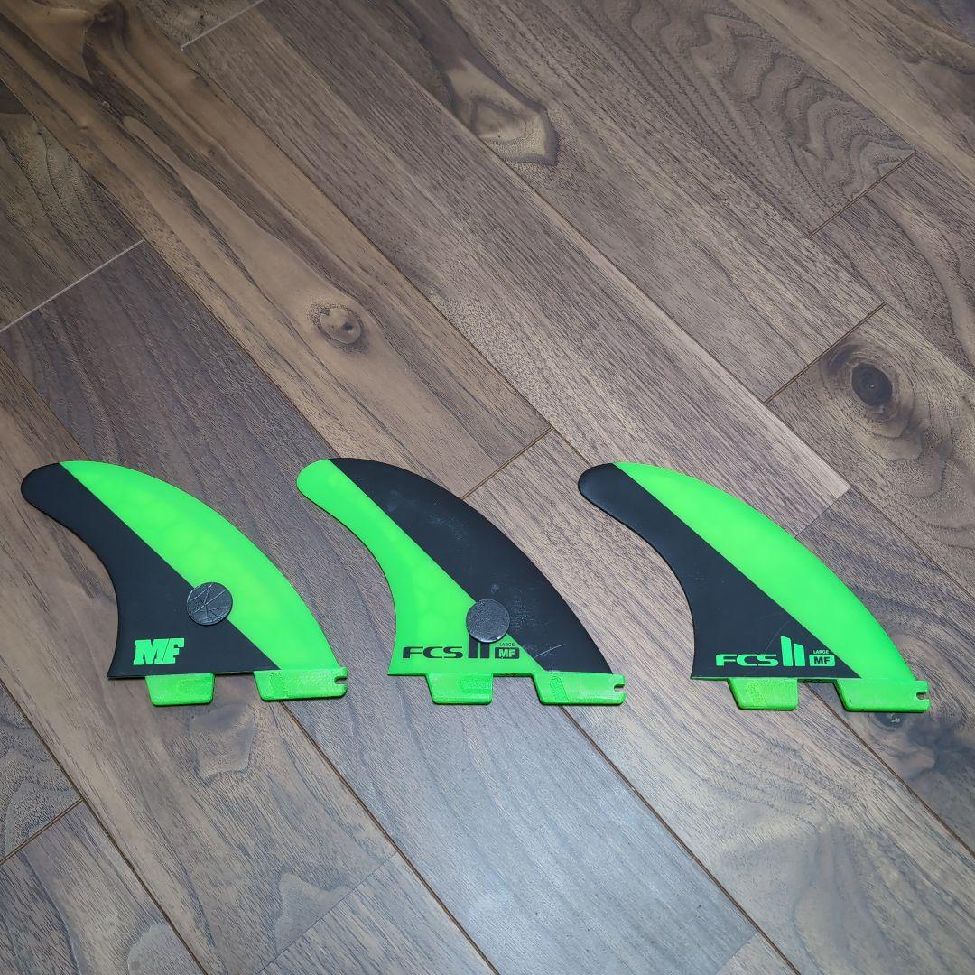 FCS MF トライフィン LARGE グリーン/ブラック