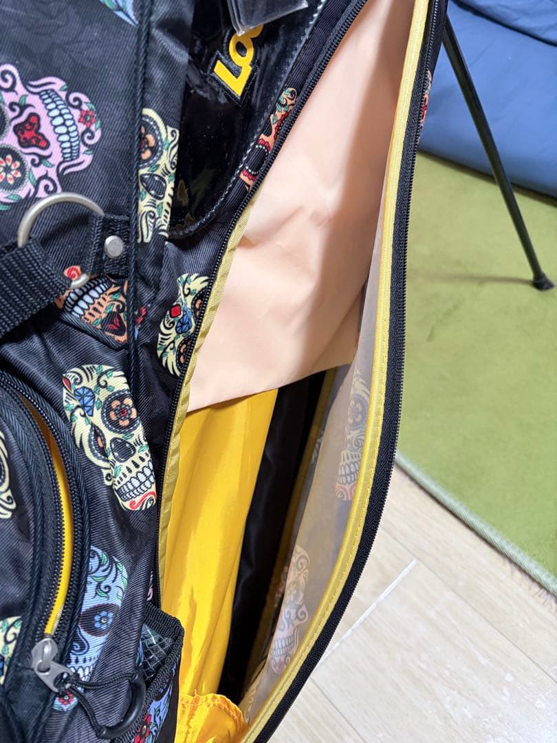 ラウドマウススカル柄 ゴルフバッグ