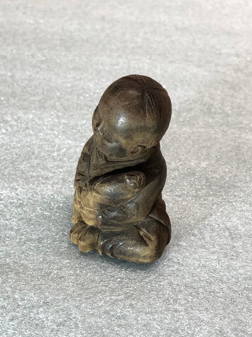 根付　時代提物　木彫り