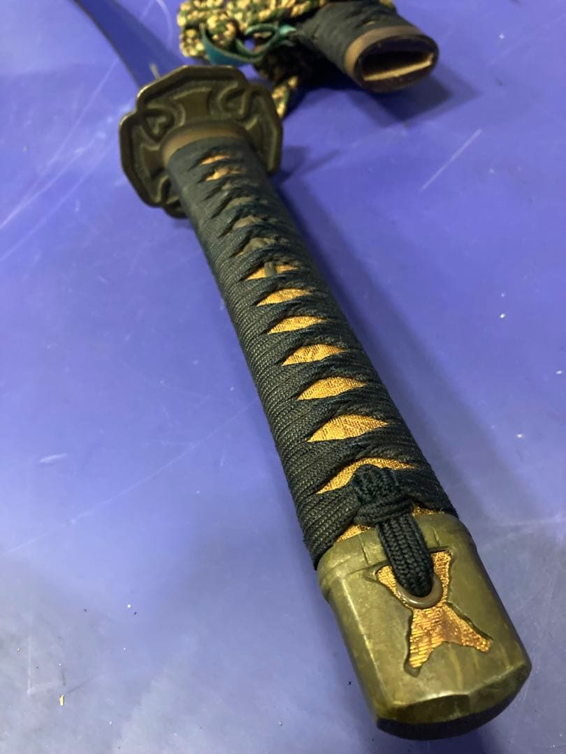 F05）旧家蔵出し 日本陸軍 昭和十三年制定軍刀 拵え 陸軍九八式鐵鞘 軍刀