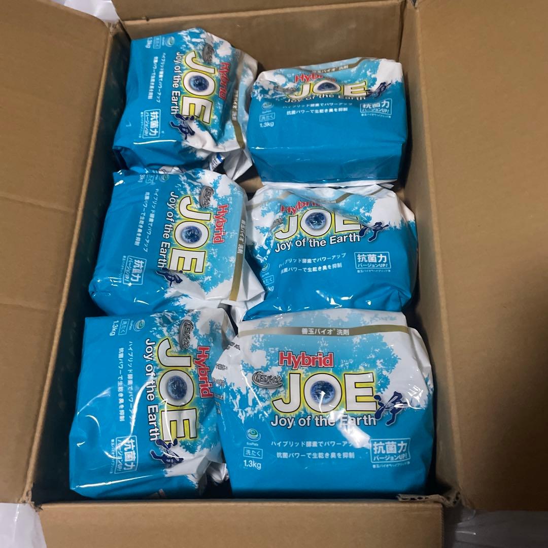 JOE ハイブリッド粉末洗剤 1.3kg×6個